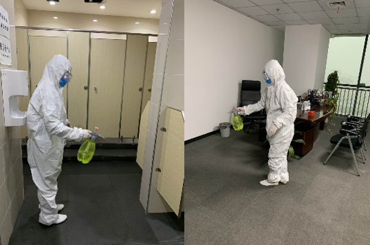 武汉市经信局等单位各级领导调研指导达梦复工防控工作