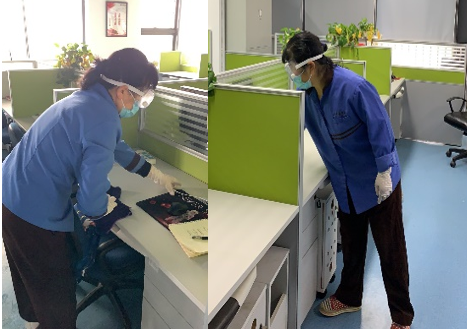 武汉市经信局等单位各级领导调研指导达梦复工防控工作